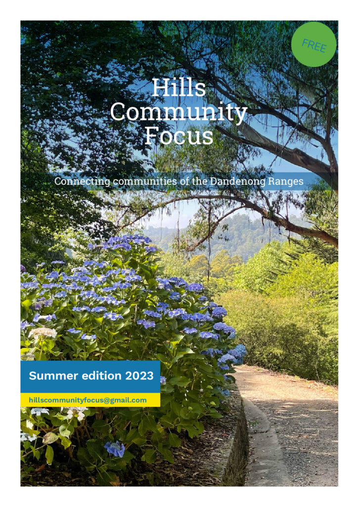 Here is the current Hills Community Focus being auspiced by Emerald Community House. Happy Holidays!