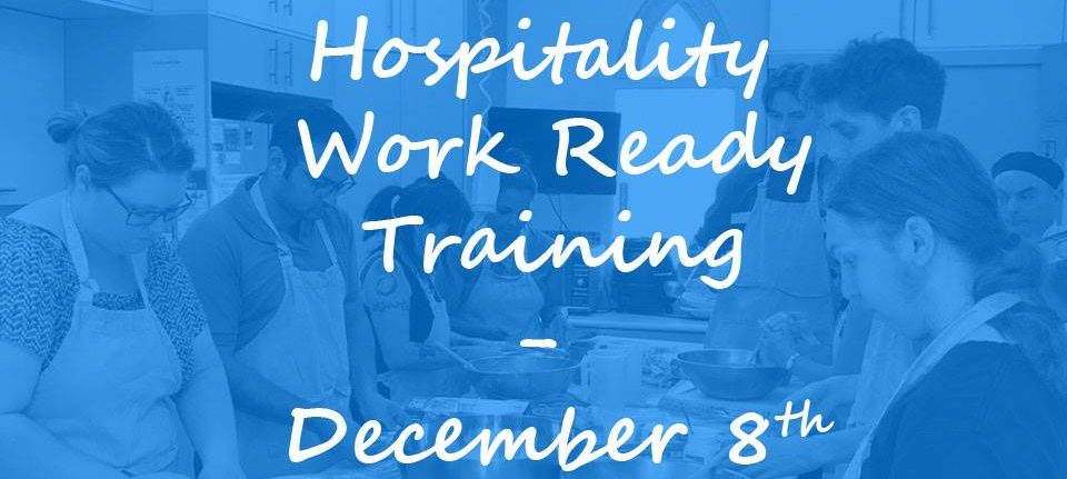 Hospitality Work Ready Training – Term 4, 2018