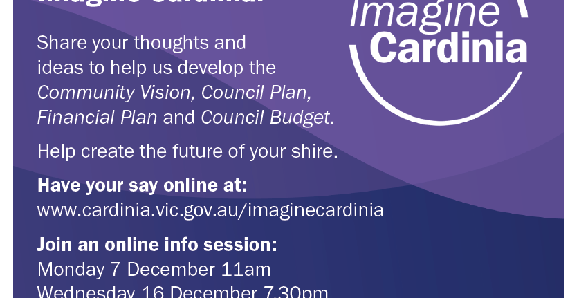 Imagine Cardinia – Community Engagement Sessions